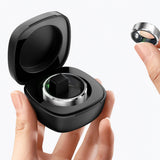 5ATM Waterproof Health Monitor Smart Ring with Charging Case